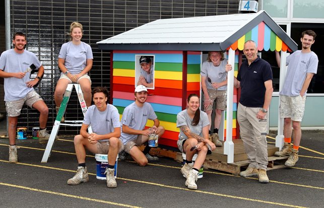 The Gordon's first and second year Certificate III in Painting and Decorating students