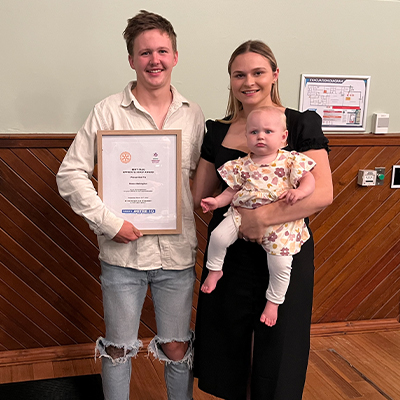 Reece Babington wins Bert Fagg Award 2023