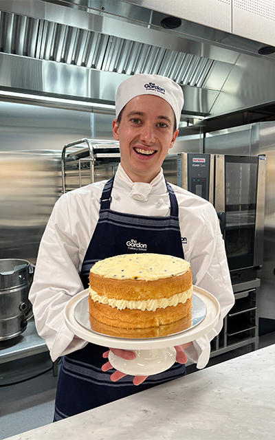 Nicholas Roberts, patisserie student at The Gordon