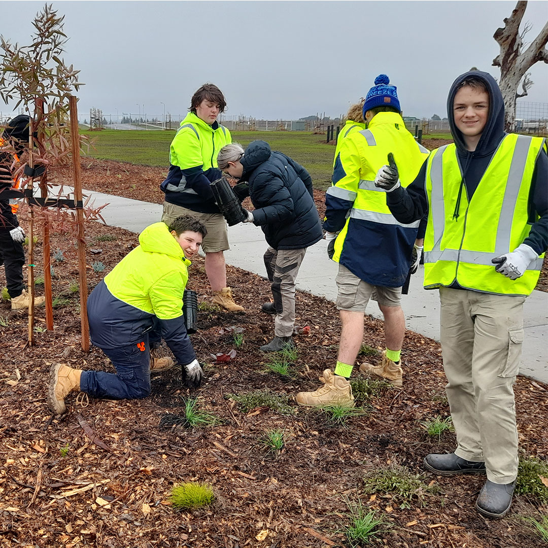 BGT Cert II in Landscaping students