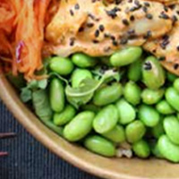 Salmon poke bowl